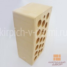 Кирпич строительный полуторный лицевой пустотелый керамический (солома)